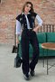 Women's Velvet Corduroy Wide Leg Pants