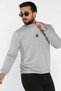 Men's Crew Neck Sweatshirt with Print Detail - 2