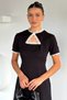 Women's Lace Dress with Chest Window - 2