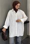 Floral Embroidered Hijab Shirt - 8