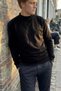 Men's Half Turtleneck Embroidered Sweatshirt - 2