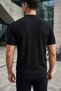Polo neck knitwear t-shirt - 3