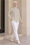 Crew Neck Knit Sweater 44369 - 2