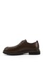Men's Brown Floater Laced Genuine Leather Classic Shoes - 5