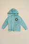 Daisy Accessory Zippered Girl's Plush Coat - 4