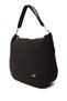 Women's Black Suede Hand and Shoulder Bag - 5