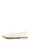 Women's White Rok Genuine Leather Comfort Loafer - 3