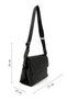 Women's Black Long Strap Shoulder Bag - 4