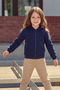 3 Thread Hooded Zippered Unisex Kids Sweatshirt