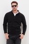 Half Zippered Stand Collar Fleece Sweatshirt