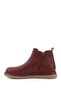 Women's Burgundy Zippered Genuine Leather Boots - 6