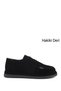 Women's Black Suede Lace-Up Genuine Leather Shoes