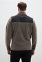 Zippered Parachute Fabric Detailed Stand Collar Fleece Jacket - 8