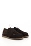 Women's Brown Suede Lace-Up Genuine Leather Shoes - 5