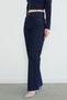 High Waist Cut-Cut Jeans - 7