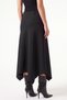 Asymmetric Scuba Skirt 202720 - Black - 3