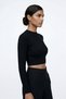 Simit Yaka İnce Fitilli Blouse - 3