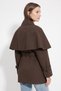 Cape Detailed Trench Coat 202712 - Brown - 3