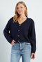 Buttoned V-Neck Knitwear Cardigan