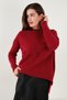 Relaxed Cut Slit Detailed Crew Neck Sweater Women's Sweater 4616142Y - 5