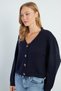 Buttoned V-Neck Knitwear Cardigan - 4