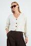 Buttoned V-Neck Knitwear Cardigan - 2