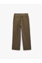 Cotton Pants with Pockets and Drawstring Waist - 2