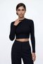 Simit Yaka İnce Fitilli Blouse
