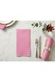 Pink Paper Napkins 20 Pieces - Sent in Square or Rectangular Shape Depending on Stock Availability.