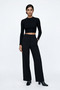 Simit Yaka İnce Fitilli Blouse - 4