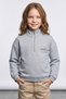 3 Thread Half-Zipper High Collar Girls' Sweatshirt - 2