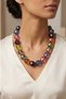 RAINBOW SHINY CRYSTAL STYLE NECKLACE