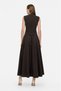 Double-Breasted Collar Belted Vest and Skirt Set - 7