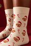Men's Dog Socks Beige Melange - 6
