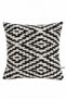 Mosaic & Black Bukle Premium Throw Pillow Cover Set – 2-Piece (43 × 43 cm) - 2
