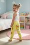 Smiling Face Patterned Fleece Unisex Children's Pajama Bottoms - 2