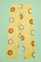 Smiling Face Patterned Fleece Unisex Children's Pajama Bottoms - 4