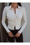 Polo Collar Buttoned Cardigan - 3