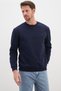 Printed Crew Neck Interlock Sweatshirt - 3