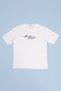 100% Cotton Letter and Palm Tree Printed Oversize Boys' T-Shirt - 3