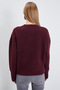 Basic V-Neck Oversize Knitwear Sweater - 7