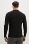 Half-Zip Polo Collar Striped Knit Sweater - 8