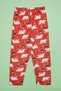 Polar Bear Patterned Fleece Unisex Children's Pajama Bottoms - 3