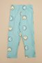 Smiling Face Patterned Fleece Unisex Children's Pajama Bottoms - 4