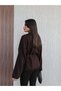Leather Belted Knitwear Cardigan - 5