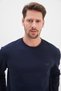 Printed Crew Neck Interlock Sweatshirt - 5