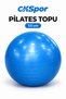 55cm Pilates Ball Balance and Yoga Fitness Exercise Ball for 150-165cm Height - 3