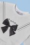 Bowknot Crew Neck Girls' Sweatshirt - 3