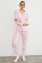 Striped suede pajama set - 5