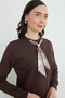 Fullamodest Scarf Detailed Crew Neck Tunic - 7